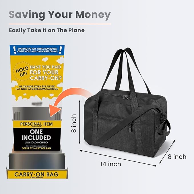 14 inch Small Gym Bag for Women & Men- Mini Duffel Bag Lightweight Carry On Bag Sports Bag for Travel,Sport,Workout-Red