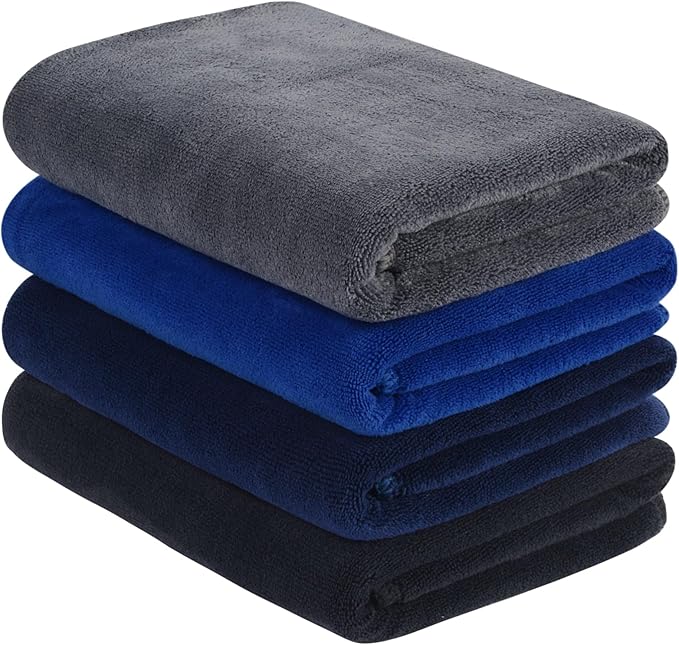 VIVOTE Microfiber Gym Towels Sports Sweat Towel Super Absorbent Ultra Soft Multi-Purpose Man Women Fitness Workout Travel Camping Hiking Yoga 16 Inch X 32 Inch
