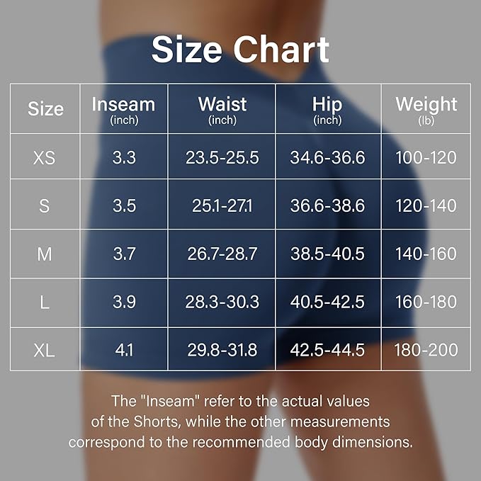 YEOREO Workout Scrunch Shorts Women V Back Gym Butt Lifting Liz High Waisted Seamless Shorts