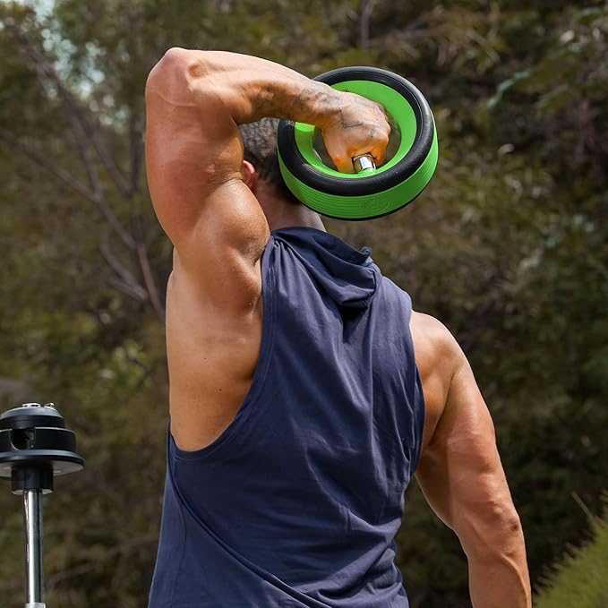 Dumbbell Weight Plates –Dual Purpose Ergonomic Fitness Equipment, Multifunctional Design for Strength Training, Full Body Workouts and Home Gym