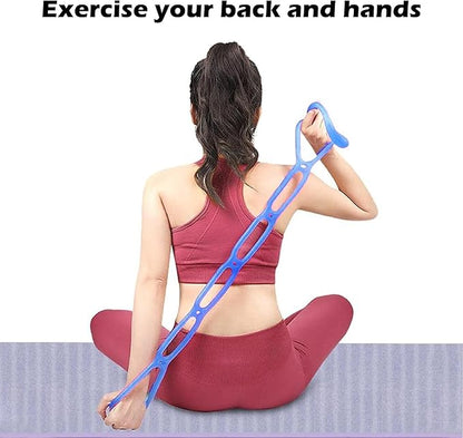 7 Ring Adjustable Loop Resistance Bands for Working Out Walk at Home，Workout Bands Exercise Stretch Band for Women&Men Fitness, Yoga, Pilates-Non-Slip, Durable Rubber, Home/Gym Use