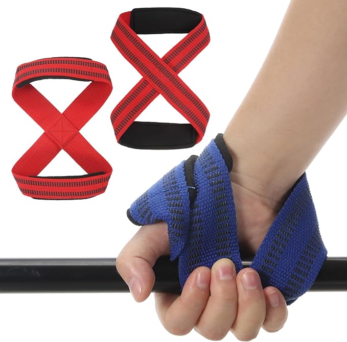 PATIKIL Figure Lifting Strap, Anti-Skid Weightlifting Wrist Wraps Dead Lift Padded Grips Weight Lifting Straps