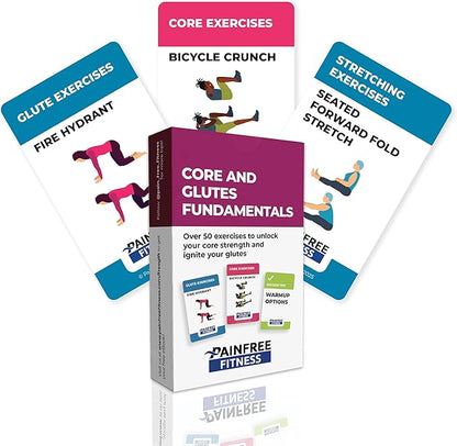 Exercise Flash Cards - Workout Cards Deck - Exercise Cards for Home Workouts Women & Men