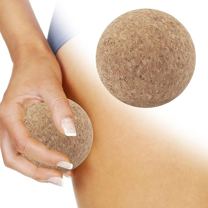 3X Cork Massage Ball Set for Effective Muscle Recovery