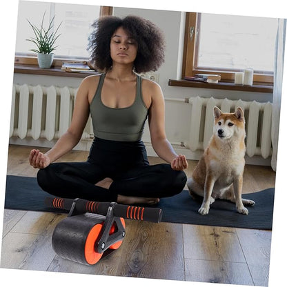 Balacoo Automatic Rebound Ab Roller Wheel Fitness Equipment for Beginners Sturdy ABS Material Core Strength Training Tool for Home Workouts for Abdomen Exercise