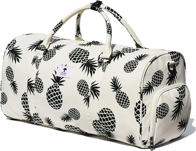 Original Floral Water Resistant Duffel Bag Gym bag Weekender Travel Bag for Gym Beach Travel Daily Bags