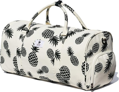 Original Floral Water Resistant Duffel Bag Gym bag Weekender Travel Bag for Gym Beach Travel Daily Bags