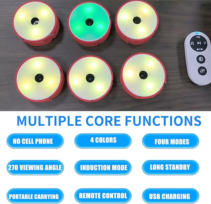 Sports Agility Lights Training Kit, 4 Modes Reaction Training Lights with USB Charging Sports Reaction Training Lights Speed for Athletes, Trainers & Fitness Trainers