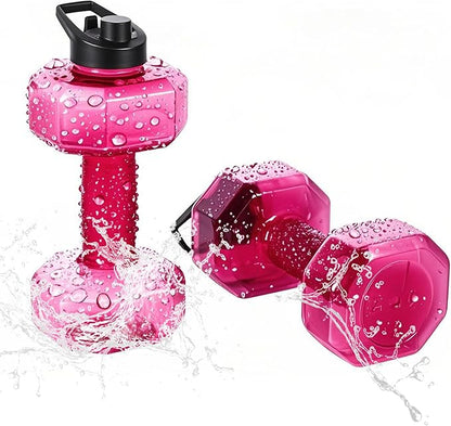 SIXRARI 2 PCS Water Weights for Pool Exercise – Upgraded Non-Slip PE Water Dumbbells, Adjustable Aqua Fitness Aerobics Equipment for Arm Toning, Aqua Therapy & Home Workouts
