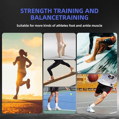 Juoe Ankle Strengthener & Axis Board for Physical Therapy,Blackboard Foot Trainer and Foot Strengthener,Stability Exercises,Plantar Fasciitis Relief,Posture Corrector,Axisboard for Leg Stability