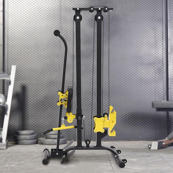 Multifunctional Fitness Rack Adjusted Height Strength Training Fitness Equipment Load Capacity 220.46lbs Multi-Function Strength Training Fitness Tool Stand for Home, Small Gyms, Companies