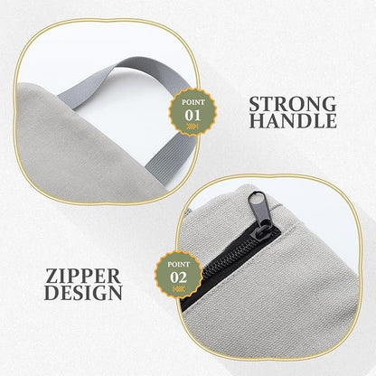 VALICLUD Workout Training Sandbag with Handle 19.48X7.87X0.59In Fitness Sandbag Weight Exercising Bag for Yoga Weightlifting and Full Body Muscle Building