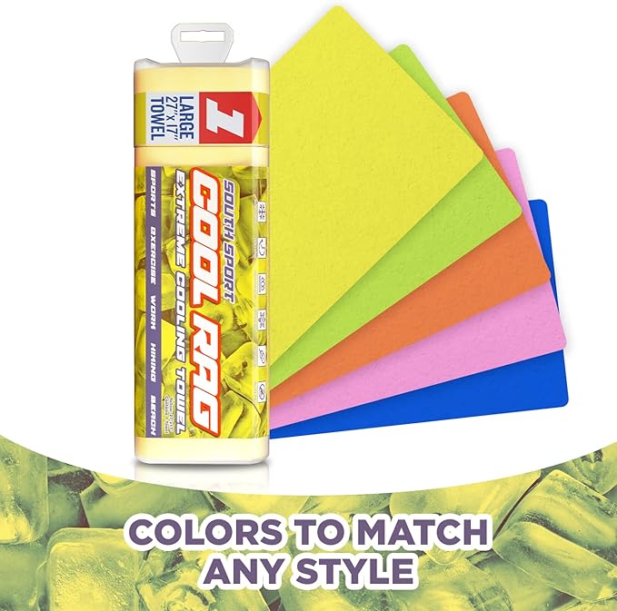 Cool Cool RAG Extreme Cooling Towel for Heat Relief - PVA Cooling Towel for Workout, Gym, Running and for Other Outdoor Sports - Cooling Rag for Neck - Cool Towel for Quick Cooling