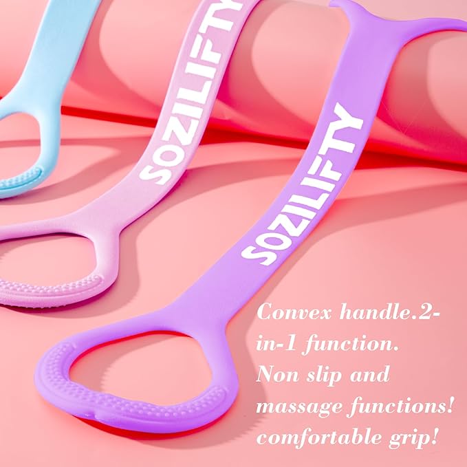 Figure 8 Resistance Band (Upgraded),Elastic Band, Stretch Bands, with Storage Bag, for Arm,Shoulder, Back,Leg Stretching Workout, Portable Home Office Elastic Ropes for Yoga, Pilates