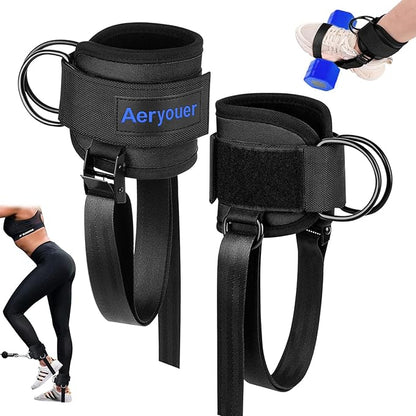 Dumbbell Foot Attachment, Tibialis Trainer, Adjustable Ankle Weights, Leg Workouts at Home for Hip Flexors,Ankle Straps for Weight Lifting,Shin Splint,Hamstring Curls,Leg extensions,Home Gym Equipment