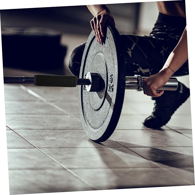 Generic 2pcs Nonskid Barbell Pad for Weightlifting Durable Mat for Hip Thrusts and Grip Training Removable Anti-slip Protection Cushion for Home and Gym Workouts