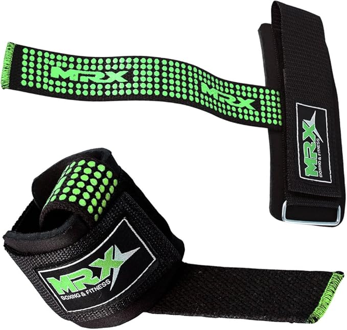 MRX Lifting Strap for Weightlifting Deadlift Straps for Powerlifting with Wrist Wrap Support for Strength Training Bodybuilding Wrist Straps for Weight Lifting|
