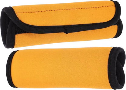 2pcs Deadlift Barbell Pad Non-slip Polyester Palm Grip Cover for Gym Hip Thrust Barbell Mat Weight Lifting Protection