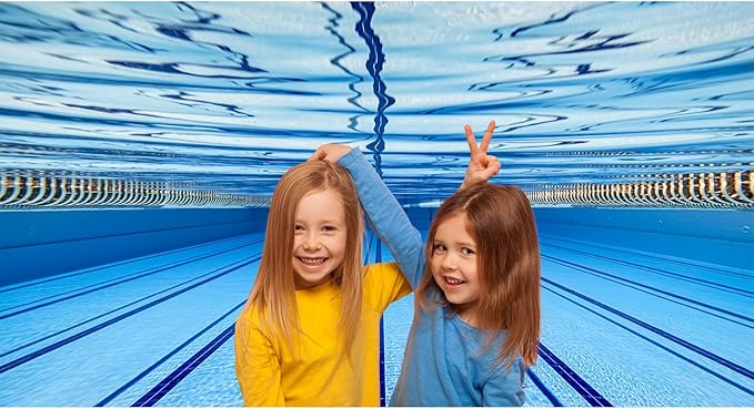 Blue Swimming Pool Backdrop Sports Theme Fitness Swim Competition Exercise Photo Photography Background Swimming Pool Scene Backdrops Men Boys Girls Adults Photo Party Studio Props Vinyl 20x10ft