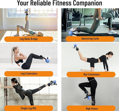 Dumbbell Foot Attachment for Leg Workout, Extension Monkey Foot Dumbbell Attachment Straps for Gym Trainer and Beginners Dumbbell Ankle Strap for Fitness Training