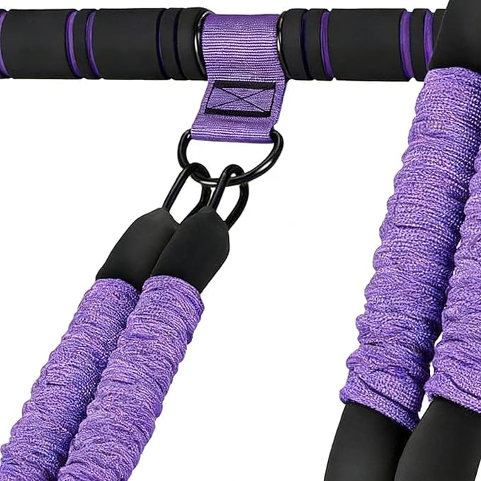Multifunctional Pedal Resistance Band - Durable Elastic Material, Adjustable Leg Tensioner, Portable Workout Equipment, Strength Training Tool, Full Body Exercise | Home Gym Fitness Routine, Yoga Stre