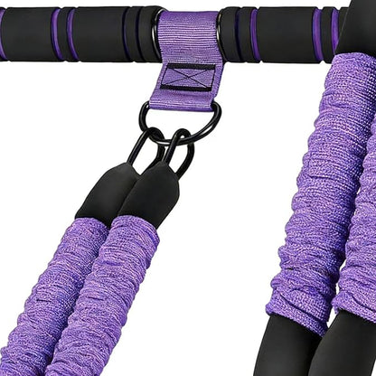 Multifunctional Pedal Resistance Band - Durable Elastic Material, Adjustable Leg Tensioner, Portable Workout Equipment, Strength Training Tool, Full Body Exercise | Home Gym Fitness Routine, Yoga Stre