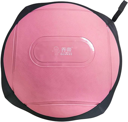 workout equipment for home，boso balancing ball，half ball balance trainer，core training equipment， 27.5 inch Yoga Exercise Ball for Home Gym Core Training Anti-Skid Surface (Pink Pill-27.5)
