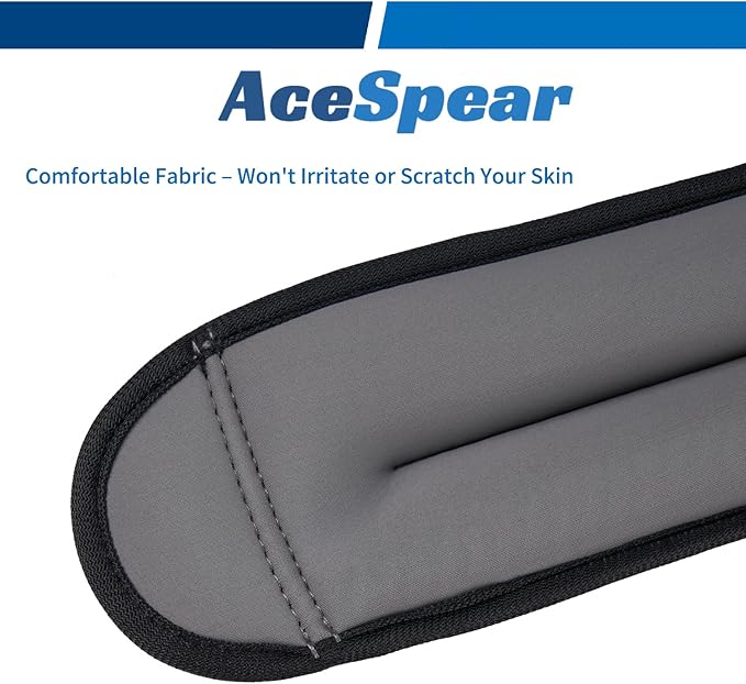 AceSpear Ankle Weights Sets for Men Women Kids 1lb 2lb 3lb 4lb 5lb Leg Weights Arm Wrist Weights Gym for Foot Exercise Training Workout Walking Jogging Yoga
