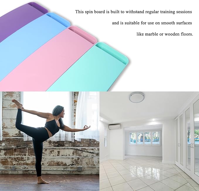 Turn Board for Dancers, Ballet Turning Board, Turning Boards for Dancers, Spinning Boards for Pirouette, Turns and Balance, Spinner Boards for Dancers, Ice Skaters, Gymnasts and Cheerleaders