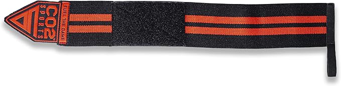 Wrist Straps for Weightlifting – 18” Heavy Duty Polyester Elastic Lifting Straps with Wrist Support, Gym Straps for Deadlifts, Pull Ups, Strength Training, Weight Lifting Accessories for Men & Women