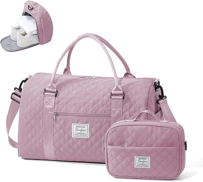 Gym Bag Womens,Travel Duffel Carry on Bag Sport Tote Bag Weekend Overnight Bag