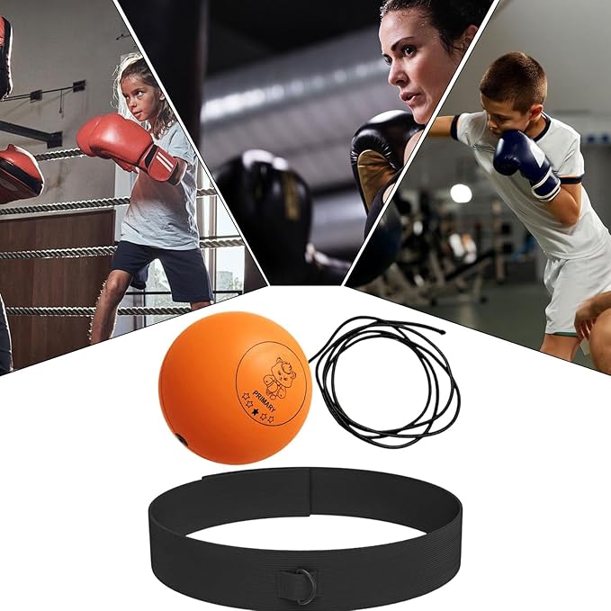 Boxing Reflex Ball Set, Boxing Head Ball for Punch Speed, Boxer Training Tool, Beginners Punching Reflex Ball for Punch Speed