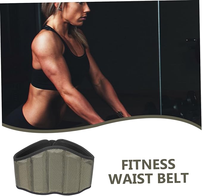 BESPORTBLE EVA Fitness Waist Belt with Lumbar Brace Support for Weightlifting and Deep Pulls Unisex Waistband for Powerlifting Squats and