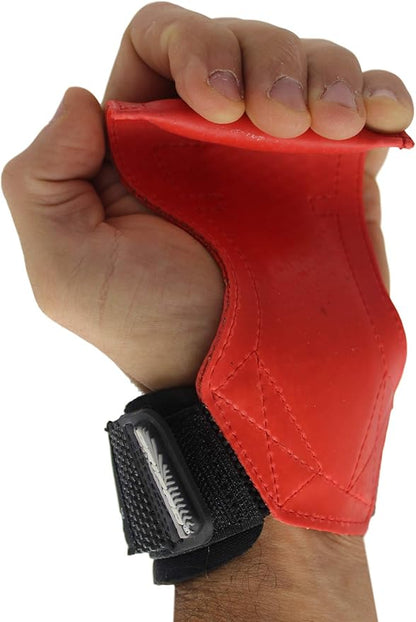 Gripad PRO Weight Lifting Gloves | Heavy Duty Straps | Alternative Power Lifting Hooks | Best for Deadlifts | Adjustable Neoprene Padded Wrist Wraps Support Bodybuilding