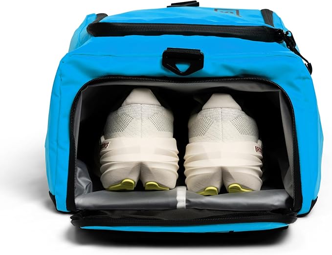 SILO Crew Drop One 26L Ultramarathon Bag - Organize Gear Efficiently for Training Racing Work, Travel - Optimized Storage: Pockets/Compartments for Easy Access Athletes Marathon Fitness Bright Blue