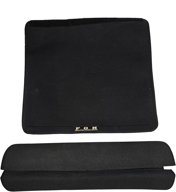 Force of Habit Barbell Pad, 16 Inch Olympic Bar Cushion, Thick Foam Core, Removable Washable Cover for Hip Thrust, Squat Protection, Shoulder and Trap Comfort