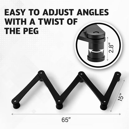ACE HOCKEY The Snake Trainer - Lightweight Stickhandling Training Tool - Hockey Training Equipment for Puck Control, Reaction Time and Coordination - Portable, Durable and Adjustable