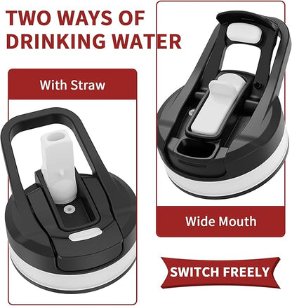 2 Liter Water Bottles ，Bpa-Free,Leakproof，Dishwasher Safe Design，Big Water Bottle with No-Slip Handle for Gym，Sports，Outdoor