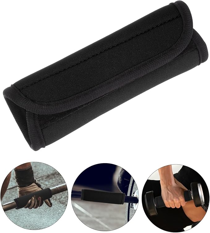 Happyyami 2pcs Padded Door Horizontal Bar Accessories Barbell Pad for Hip Thrust Weight Cushion Handlebar Pad for Strength Training