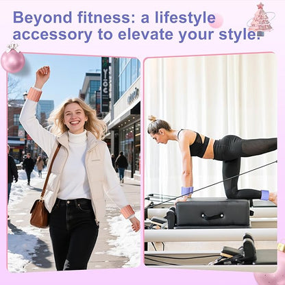 2025 Upgraded Magnetic Ankle Weights for Women, Wrist Weights,Silicone (Waterproof), Non-Slip, Easy Wear, Adjustable (Men & Women), Ideal for Jogging/Yoga/Pilates & More, Great Gift.（2 Pack）