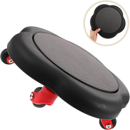 NOLITOY Ab Roller Wheel and Abdominal Exercise Slider Disc with Five-wheel Flower Design, Black Core Training Equipment for Home Fitness and Ab Workout
