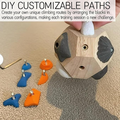 Handcrafted Climbing Blocks Toys| Finger Strengthener & Grip Trainer for Rock Climbers | Bouldering Training Tool | Ideal Gift for Beginners & Professionals