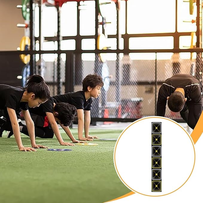 Agility Ladder Mat Training Equipment, Speed Agility Training Ladder, Footwork Practice for Workout, Fitness, Yellow