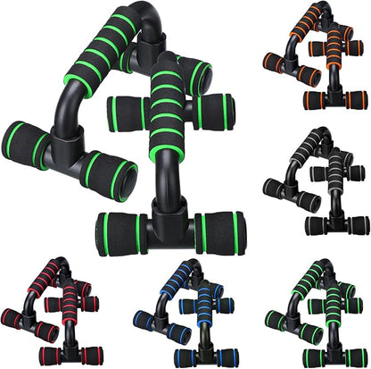 Shappy 6 Pairs Fitness Push up Handles Non Slip Push up Bar Strength Training Gym Exercise Equipment with Cushioned Foam Grip and Sturdy Structure Pushup Bar Portable Training Equipment for Men Home