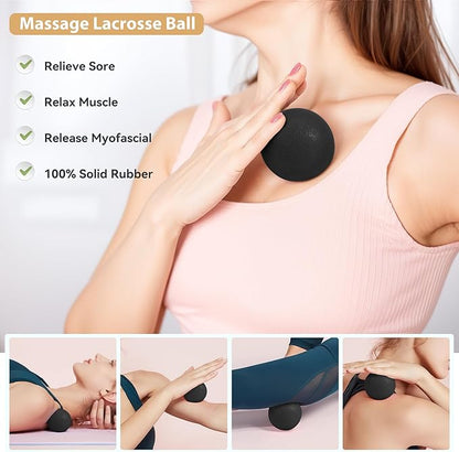 HASHMUST Pilates Ring Kit 12 PCS for Women, Home Workout Equipment with Magic Circle, Mini Exercise Ball, Resistance Bands, Massage Lacrosse, Yoga Strap, Full-Body Fitness Set for Toning & Gift