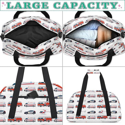Car Airplane Kids Duffel Bag for Boys, Sports Gym Bag Overnight Travel Weekender Bag Lightweight Carry On Sleepovers Bag for School Practice Gymnastics
