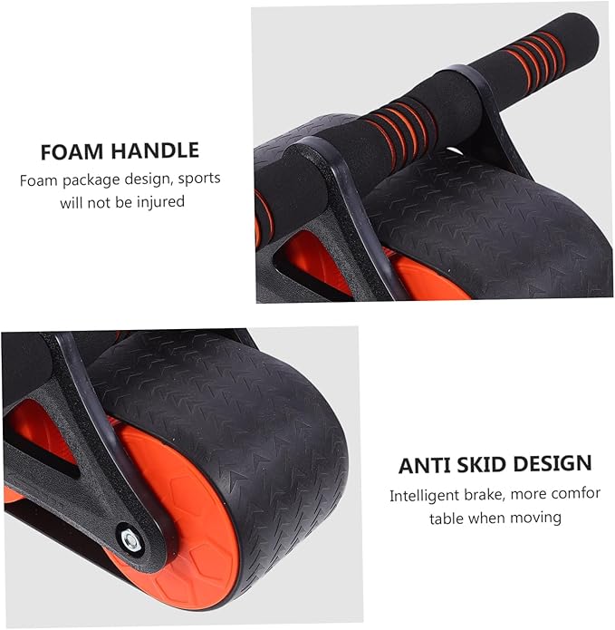 POPETPOP Ab Roller Wheel with Knee Pad Core Strengthening Gym Equipment for Home and Office Abdominal Workout Fitness Trainer for Beginners and Advanced Users