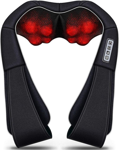VIKTOR JURGEN Mothers Day Gifts for Mom, Wife, Women & Her, Shiatsu Neck and Shoulder Massager with Heat Deep Tissue Kneading Sports Recovery Massagers for Back, Relaxation Gifts for Husband, Him, Men