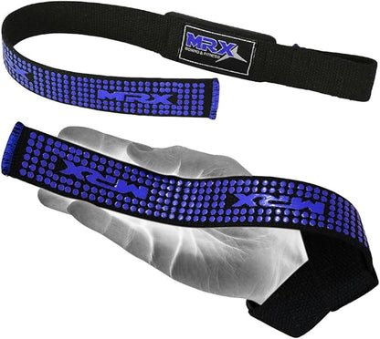 MRX Weight Lifting Bar Strap for Gym Workout Training Bodybuilding Deadlift Padded Straps Men/Women