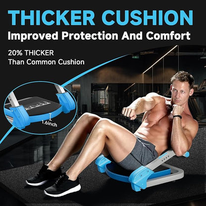 Ab Trainer/Crunch Machine, Ab Workout Equipment, 4 Adjustable Resistance, Ab Machine for Stomach Workout, 350 LBS Weight Capacity, Automatic Rebound, Ab Core Machine,Fitness Equipment for Home